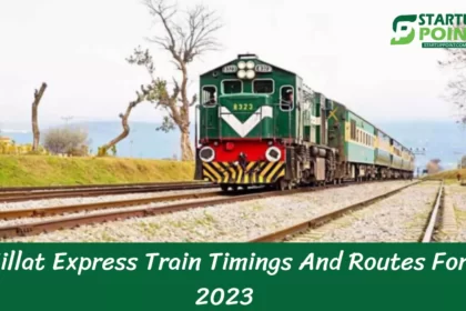 Karachi To LalaMusa Millat Express Train Timings And Routes For 2023