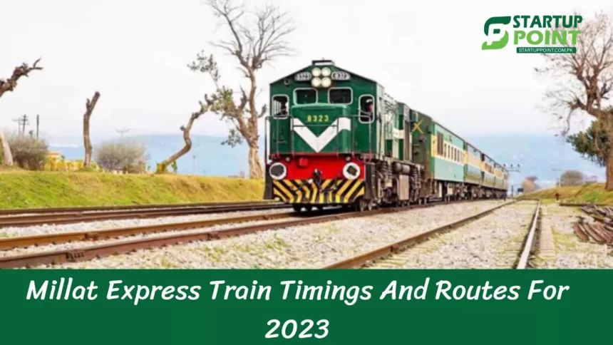 Karachi To LalaMusa Millat Express Train Timings And Routes For 2023