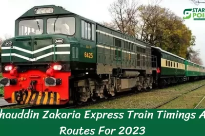 Karachi To Multan Bahauddin Zakaria Express Train Timings And Routes For 2023
