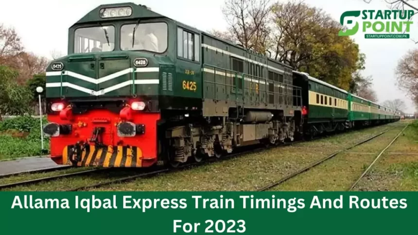 Karachi To Sialkot Allama Iqbal Express Train Timings And Routes For 2023