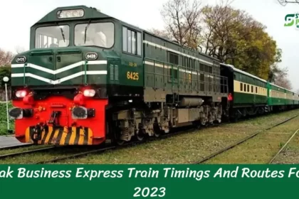 Karachi To Lahore Pak Business Express Train Timings And Routes For 2023